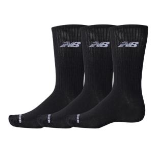 x3 Paar Schwarze Herren Socken New Balance Crew Ansicht 0