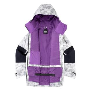 Manteau de Ski Gris/Noir Salomon Bashley Puff vue 0