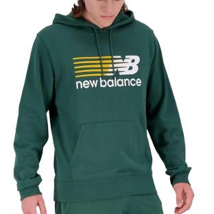 Sweat Vert Homme New Balance Classic Hoodie vue 0
