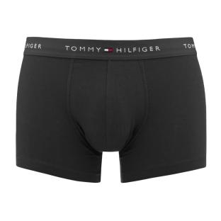 Boxers negros para hombre Tommy Hilfiger Single Trunk ver 0
