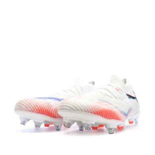 Chaussures de football Blanches/Oranges Homme Puma Future 8 Match vue 0