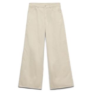 Beigefarbene Samthose für Damen von Vero Moda, Modell „Karol“ Ansicht 0