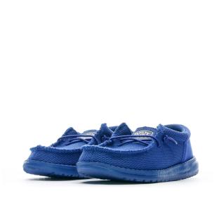 Hey Dude Wally Youth Funk Mono Shoes Blue Boy Photo of the Espace des Marques %store% store - view of %key%