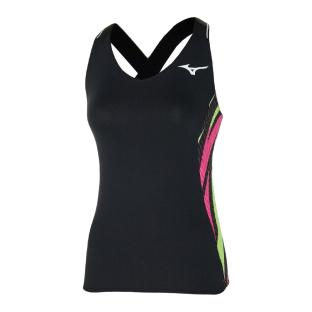 Débardeur De Tennis Noir Femme tech Mizuno Printed vue 0