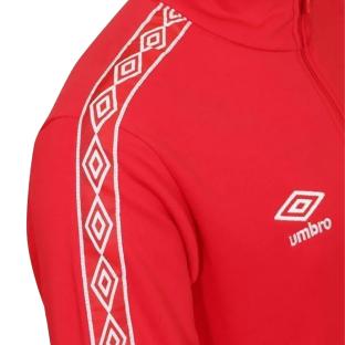 Chaqueta de hombre con cremallera roja Umbro Diam 647770 ver 0