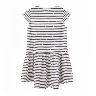 Robe Blanche à Rayures Fille Name it Frida vue 0