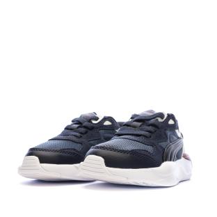 Baskets Marines/Noires/Blanc garçon Puma X-Ray Speed vue 0