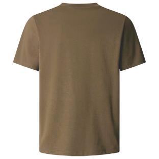 T-Shirt Marron Foncé Homme Pepe jeans Contrast Connor vue 0