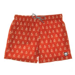 Badeshorts Orange bedruckt Mann Sun project 3056 Ansicht 0