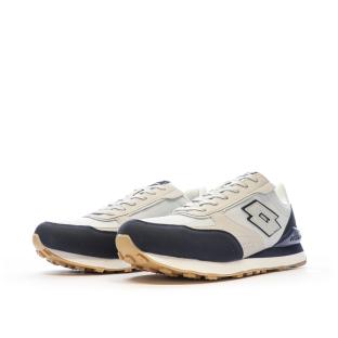 Baskets Grises/Marine Homme Lotto Twenty 5 vue 0