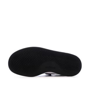 Baskets Noir/Rose Fille Adidas Tensaur vue 0