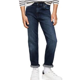 Jean Droit Marine Garçon Tommy Hilfiger Skater vue 0