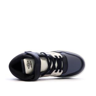 Baskets Marines/Noires/Blanches Garçon Rouge Umbro Olly Vlc vue 0