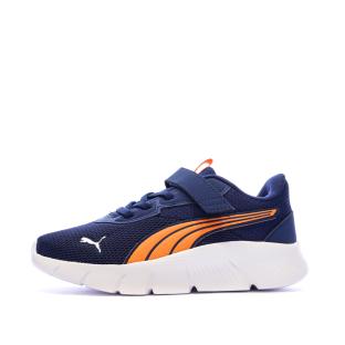 Baskets Marines/Oranges Garçon Puma Flexfocus vue 0