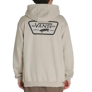 Sudadera beige para hombre Vans Full Patch ver 0
