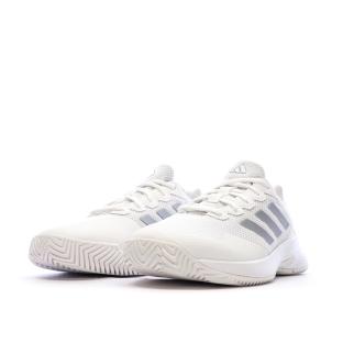 Weiße Damen Adidas Gamecourt 2 W Tennisschuhe Ansicht 0