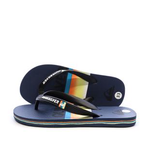 Tongs Noir/Marine Garçon Quiksilver Java Quik vue 0