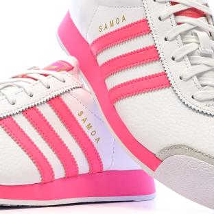 Adidas Samoa Women's Pink/White Sneakers Photo of the Espace des Marques %store% store - view of %key%