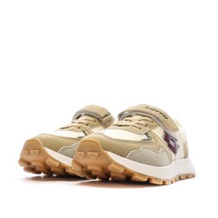 Baskets Beige Garçon Lotto Capri vue 0