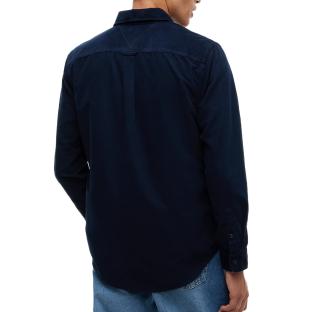 Camisa de rayas azul marino para hombre de Tommy Hilfiger Reg ver 0