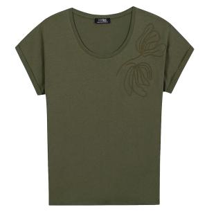 Camiseta caqui para mujer TBS ZILDOTEE ver 0