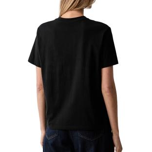 T-Shirt Noir Femme Calvin Klein Jeans Classic Seasonal vue 0