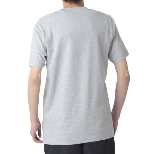 T-shirt Gris Homme New Balance Stacked Logo vue 0
