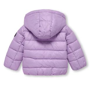Doudoune Mauve Fille KIDS ONLY Quilted vue 0