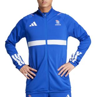 Trainingsjacke Blau Adidas Équipe de France Handball Ansicht 0