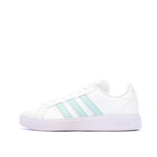 Adidas Grand Court Base 2.0 Women's White/Turquoise Sneakers Photo of the Espace des Marques %store% store - view of %key%