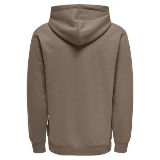 Braunes Herren-Kapuzensweatshirt von Only & Sons Ceres Ansicht 0