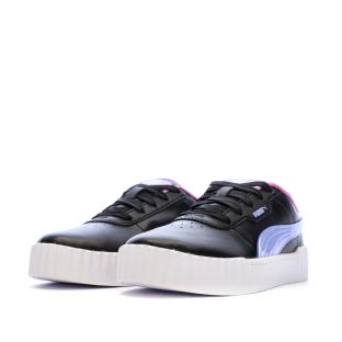 Baskets Noires/Mauves Fille Puma Carina 3.0 Jellyy vue 0