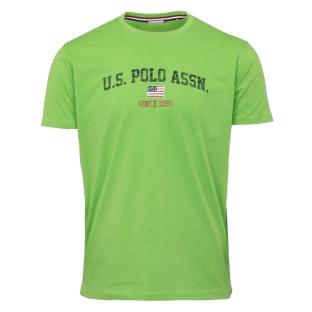 T-Shirt Vert Homme US Polo ASSN Nick vue 0