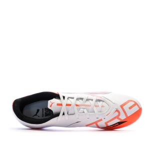 Chaussures de Foot Blanc/Orange Homme Puma Ultra 5 Play FG/AG vue 0