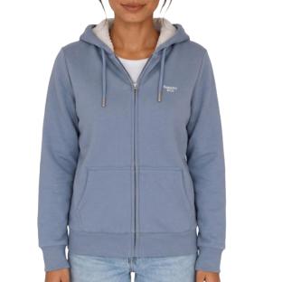 Sweat Bleu Femme Superdry Signature vue 0
