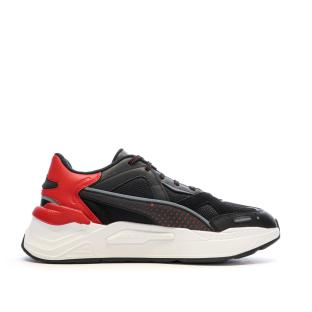 Baskets Noires/Rouges Homme Puma Ferrari Rs vue 0