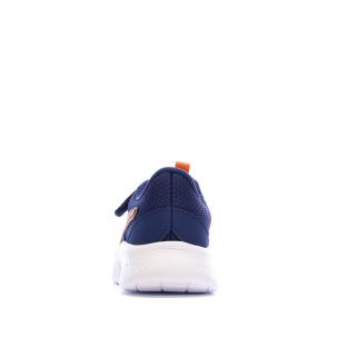 Baskets Marines/Oranges Garçon Puma Flexfocus vue 0