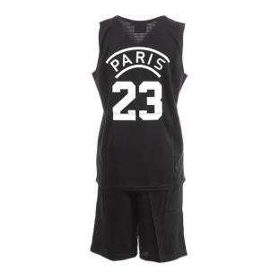 Set de baloncesto infantil blanco/negro Paris Sport Zone ver 0