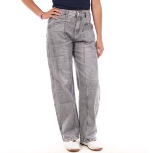 Jean Loose Gris Clair Femme Monday Premium 109 vue 0