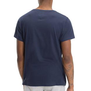 Tommy Jeans Original V Herren-T-Shirt in Marineblau Ansicht 0