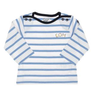 Camiseta EOM Eloris Raye Blanco/Azul de niño ver 0