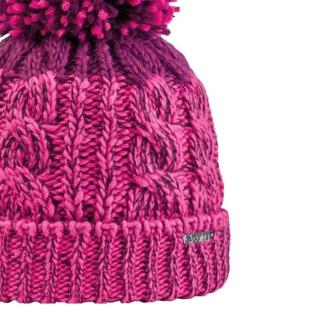 Rosa Mütze mit Bommel für Damen von Cairn Eleonore Ansicht 0