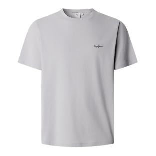 T-Shirt Gris Clair Homme Pepe jeans Contrast Connor vue 0