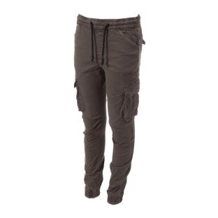 Pantalon Cargo Gris Foncé Garçon Paname Brothers Carlos vue 0