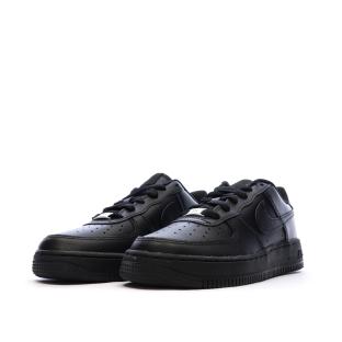 Air Force 1 Noires Garçon Nike vue 0