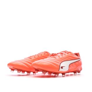 Chaussures de Foot Orange Fluo Homme Puma King Pro FG/AG vue 0