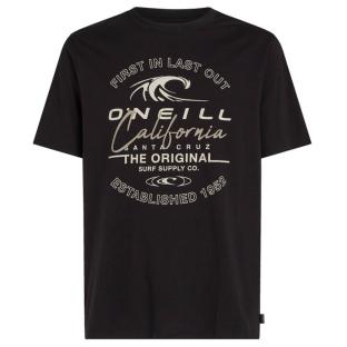 T-Shirt Noir Homme O'Neill Cali Wave vue 0