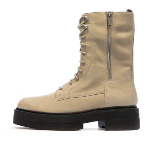 Bottines Beige Femme Geox Spherica vue 0