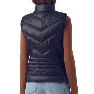 Women's navy sleeveless down jacket Vero Moda Sorayasiv Photo of the Espace des Marques %store% store - view of %key%
