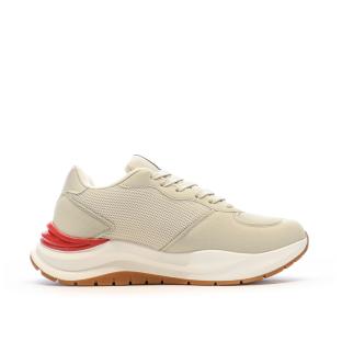 Baskets Beige/Blanche Homme Lotto Twenty6 vue 0